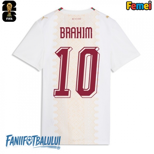 Maroc Brahim Diaz #10 Echipament de Fotbal Replică Mondial 2026 Femei Deplasare Maroc Brahim Diaz #10 Echipament de Fotbal Replică Mondial 2026 Femei Deplasare
